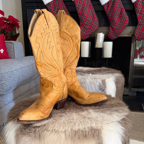 J. Chisholm Shoes - J.Chisholm Women's Cow hide leather Cowboy Boots